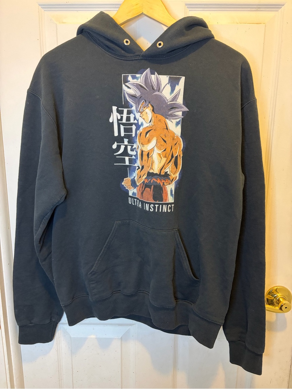 Dragon Ball Z Goku 'Ultra Instinct' Graphic Hoodie - Black no strings
